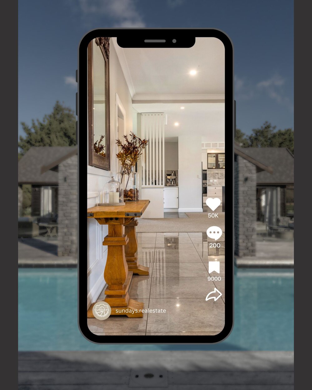 Social media reels — vertical short-form video